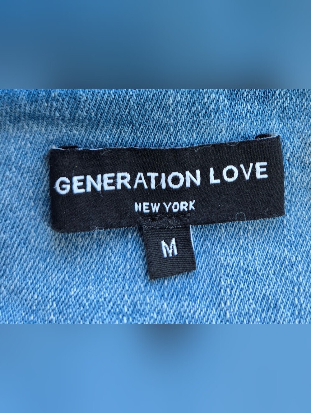 Generation Love Ophelia Denim Blazer M - Picture 6 of 9